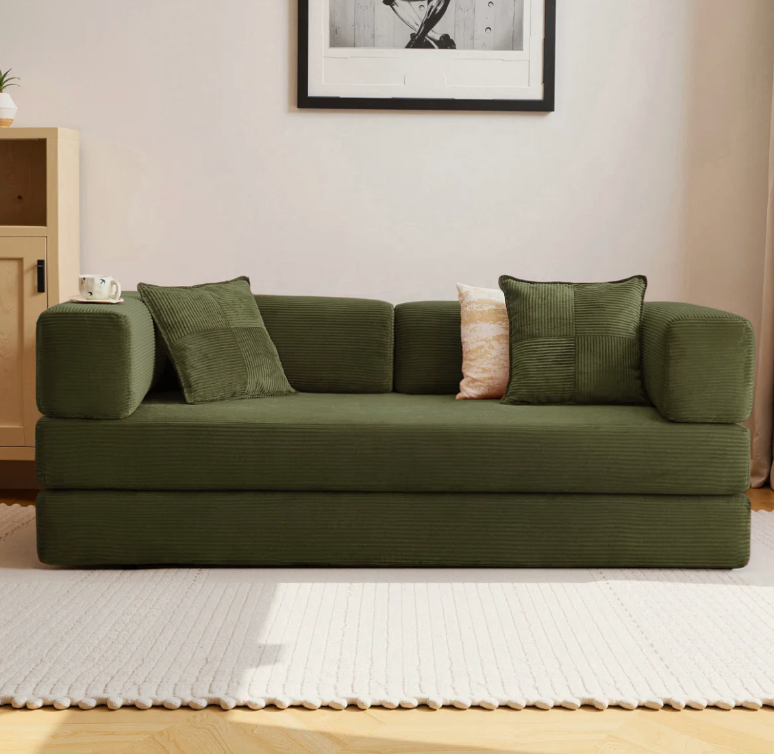 Sofá cama convertible Confy - Sofá plegable de suelo