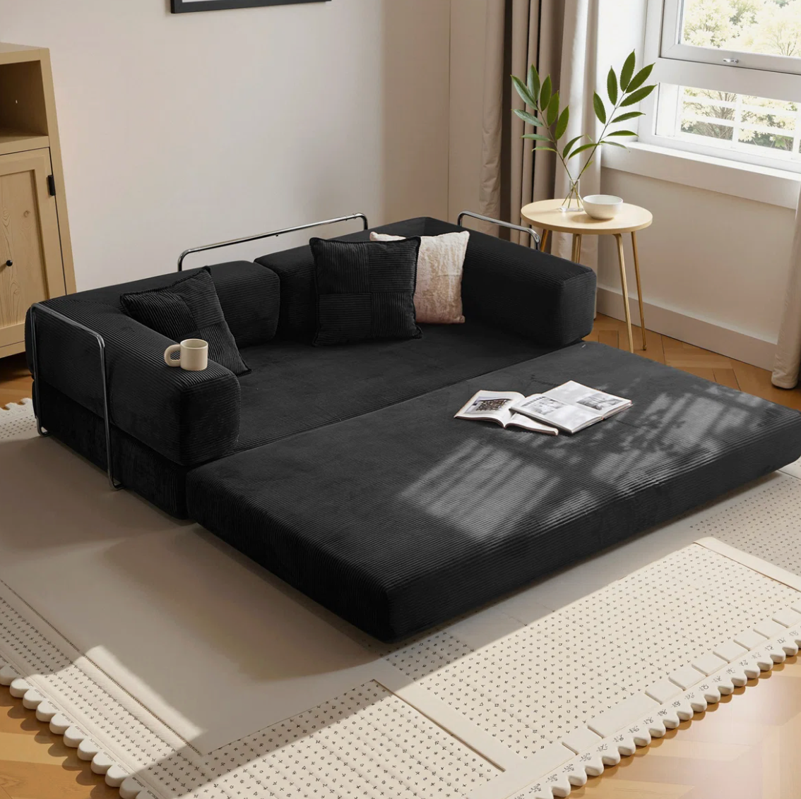 Sofá cama convertible Confy - Sofá plegable de suelo