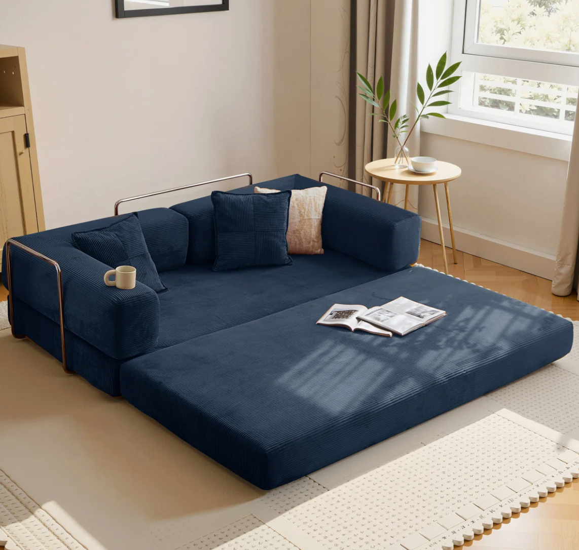 Sofá cama convertible Confy - Sofá plegable de suelo