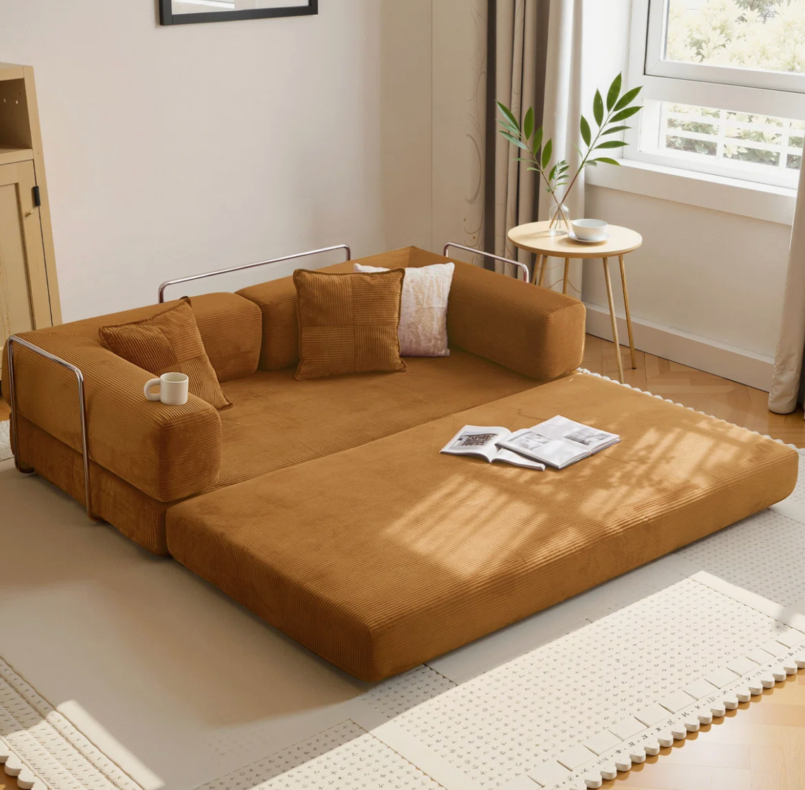 Sofá cama convertible Confy - Sofá plegable de suelo
