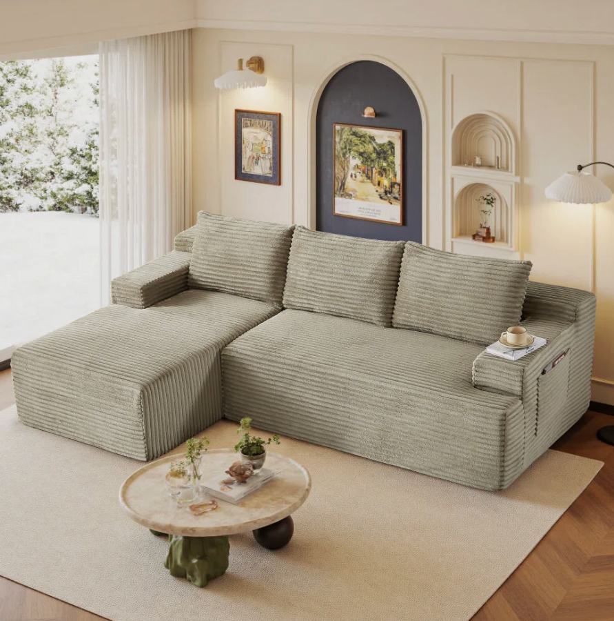 Sofá modular moderno Nube en forma de L