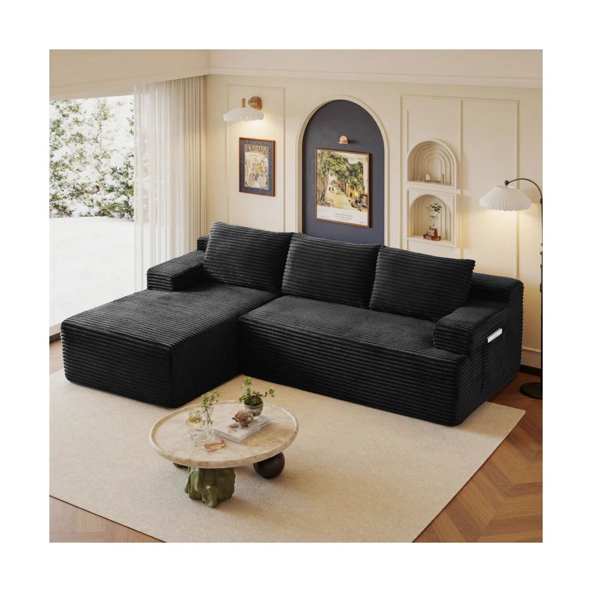 Sofá modular moderno Nube en forma de L